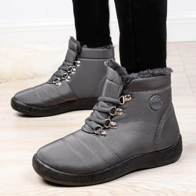 Nieuwe Winterlaarzen Dames Sneeuwlaarzen Warme Bontschoenen Dames Waterdichte Enkellaarsjes Antislip Dameslaarzen Grote Maat Botas Mujer 35