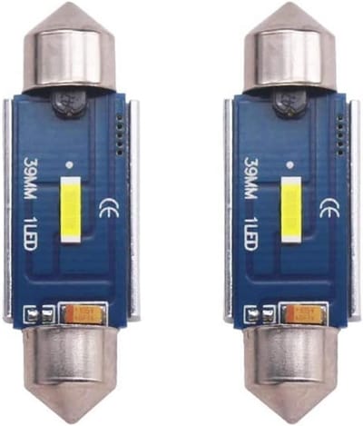 Festoen LED-lampen - Interieurverlichting Auto - Auto Verlichten - Canbus Foutloos - 39mm - Wit