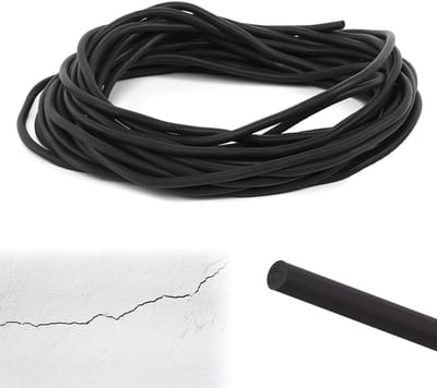 Jhubersproducts - Joint Sealing Cord - Flexibel en robuust - 20 meter - Zwart - Ideaal voor deuren en ramen - Voor effectieve afdichting