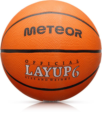 Meteor Layup 6 - Basketbal - voor het spelen van basketbal - Sportuitrusting - Oranje