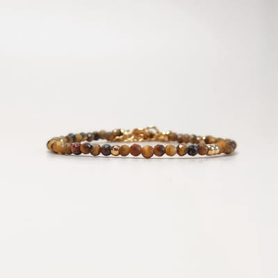 Ava&Imber Sparkling Tijgeroog Armband Stainless Steel (RVS)