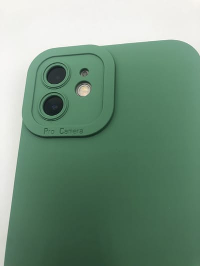 Siliconen hoesje met bescherming rondom Camera/Lens - Geschikt voor Appel iPhone 11 - Groen