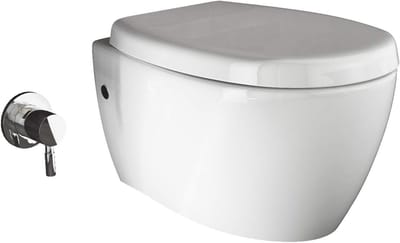 Douche Toilet - Bidet WC - Persoonlijke Hygiëne - Randloos Ontwerp - 51x36x34 cm - Wit