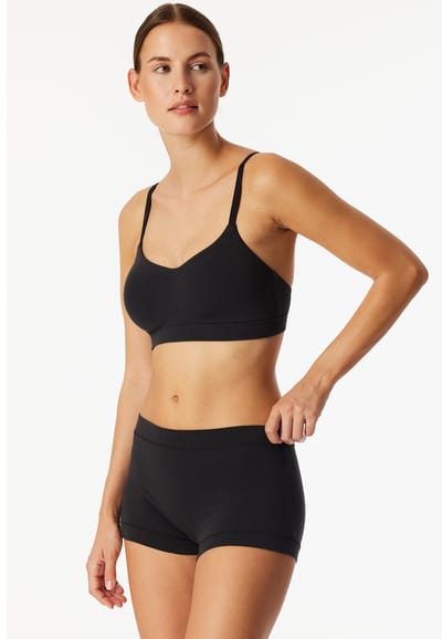 Schiesser Unique Cotton Shorts - Dames Onderbroek zwart
