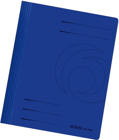 Herlitz 10902500 map Karton Blauw A4