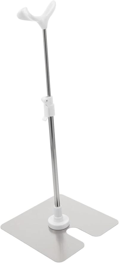 Actiefiguur Display - Poppen Standaard - Verzameling Tonen - Roestvrij Staal - 37cm Breed - Zilver