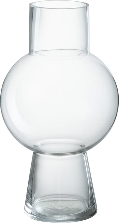 J-Line vaas Bol - glas - transparant - medium - 31 cm hoog