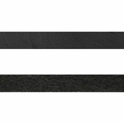 vidaXL - Leren - riem - 1 - Zwart - 200 - x - 0,5 - cm - Leer