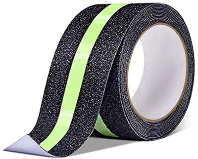 5M x 5cm Fluorescerend Antislip Tape, Zelfklevend Veiligheidstape, Glow in The Dark, Voor Binnen en Buiten Gebruik, 1 Rol