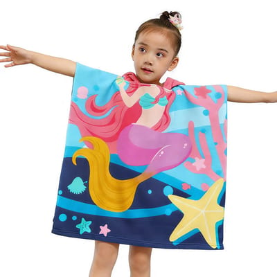 Kinderbadjas - superzacht - zeer absorberend - geschikt voor zowel jongens als meisjes - lengte 0-120 cm - model B