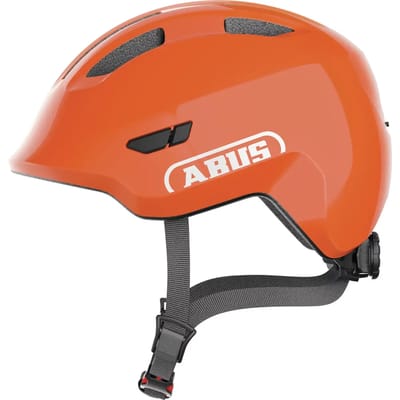 Fietshelm ABUS SMILEY 3.0 shiny orange M - 50-55 cm - oranje - Geschikt voor gebruik op kinderfietsen - 240 g