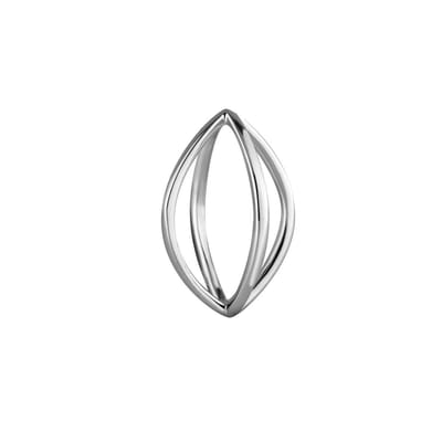 Quiges 925 Zilver Eligo Hanger Oog voor verwisselbaar 12 mm Bolletje - NESH12009