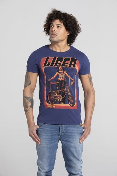 LIGER - Limited Edition van 360 stuks - Vince Ruarus - Bike - T-Shirt - Maat M