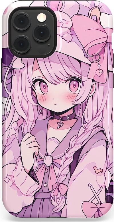 Casetastic Hoesje Geschikt voor Apple iPhone 12/12 Pro Magsafe - Stijlvolle Beschermende Duo-layer Case - Manga Magie