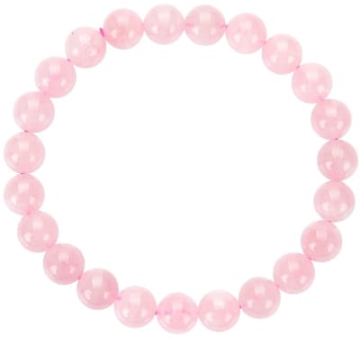 Armband Rozenkwarts 8 mm