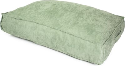 Duvoplus - Dierenkussen - Hond - Kussen Rechthoekig Velvet L - 97x68x18,5cm Groen - 1st
