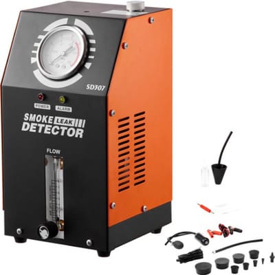 Cherrys Finds - Automotive Rooklekdetector - Ingebouwde Luchtpomp - Manometer En Debietmeter - 2-Standentester - Voor 12V Auto'S - Vrachtwagens - Boten - Detecteert Evap - VacuüM Brandstoflekken