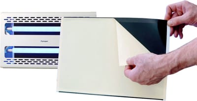 Set Kleefplaten 5 stuks voor de Vliegenlamp Flystopper GB300L