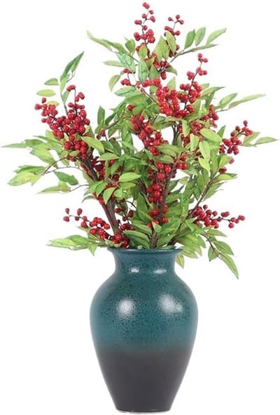 Kunstbloemen met vaas - Decoratieve bloemen - Woonkamer decoratie - Luxe uitstraling - 55x55x86cm - Meerdere kleuren
