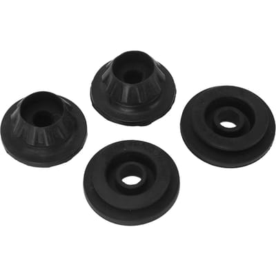 4 STUKS Bovenste Radiateurmontagebus 21507 4M400 Onderste Rubber Radiateurisolator Vervanging Voor X‑TRAIL T30 T31 T32 black