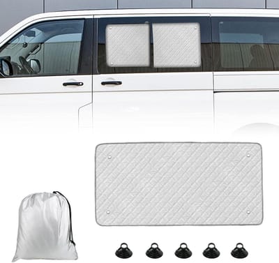 Thermische Mat voor Zijdeur van VW T5 T6, Zonwering voor Auto, Voorruitbescherming en Zonnevisier Accessoire