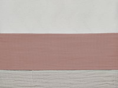 Jollein Baby Laken Ledikant 120x150cm Wrinkled - Rosewood