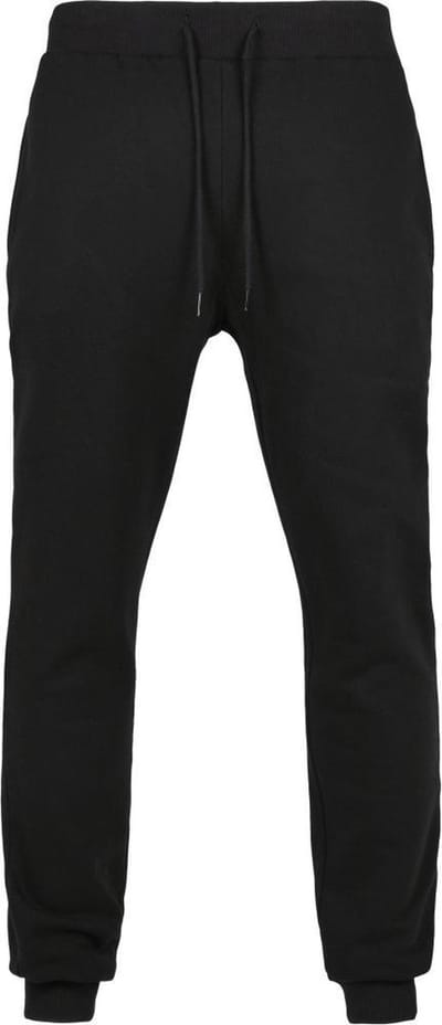 Urban Classics - Organic Basic Heren joggingbroek - Kids 122 - Zwart