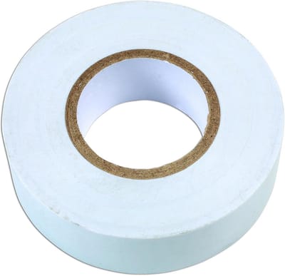 Set van 10 Witte PVC Isolatietape Rollen 19x20m voor Elektrische Isolatie en Reparatie