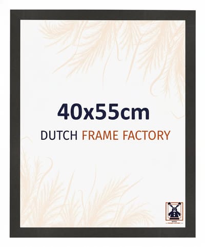 Fotolijst 40x55 cm - MDF - Zwart Mat - Benno