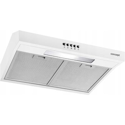 Concept OPP1250WH Afzuigkap Muurmontage Wit 136 m³/uur D