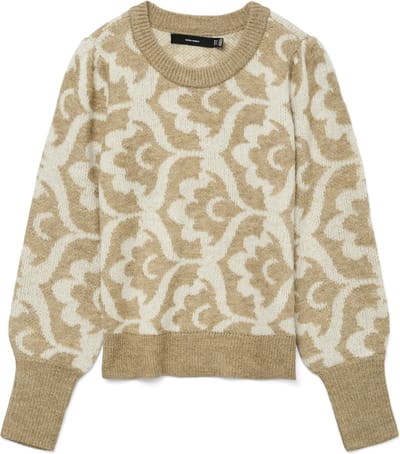 VERO MODA - VMTARI LS O-NCK JACQUARD PULLOVER GA BOO - Dames - Gebreide truien