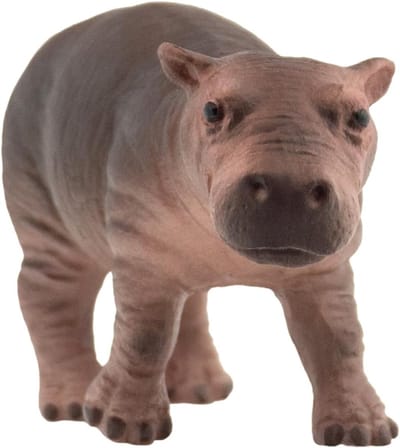 Bullyland 63692 – Speelfiguur Nijlpaard Kalf – ca. 7,5cm – levensecht en detailrijk vormgegeven – ideaal als educatief speelfiguur, decoratie of klein cadeautje voor kinderen vanaf 3 jaar