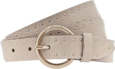 Vanzetti Leren Riem Slim Belt W80 Cream Crème