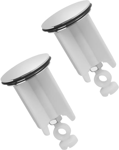 SolidKeus - Wastafelstop voor Badkamer, 2 Stuks Ø 4 cm, Universeel en Verstelbaar