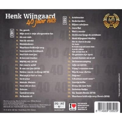 40 Jaar Hits - Henk Wijngaard