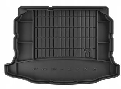 Rubber Kofferbakmat met Organizer Functie – Geschikt voor SEAT Leon III Hatchback 2013-2020 – 5-deurs – TPE Rubber – Anti-slip – Hoge Rand 5 cm