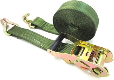 Cosensi- Spanband Heavy Duty - Spanband met Ratel - Sjorband - 6.600 lbs - 196 Inch - Schokbestendig Polyestervezel - Transportband