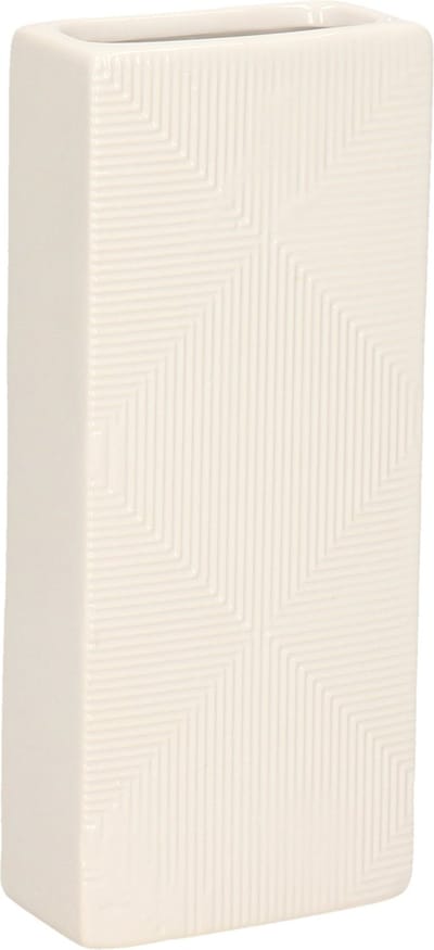 Gerimport Waterverdamper - ivoor wit - keramiek - 400 ml - radiatorbak luchtbevochtiger - 7,4 x 17,7 cm