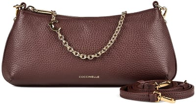Coccinelle C-Me Schoudertas Leder 27 cm - Dames - berry