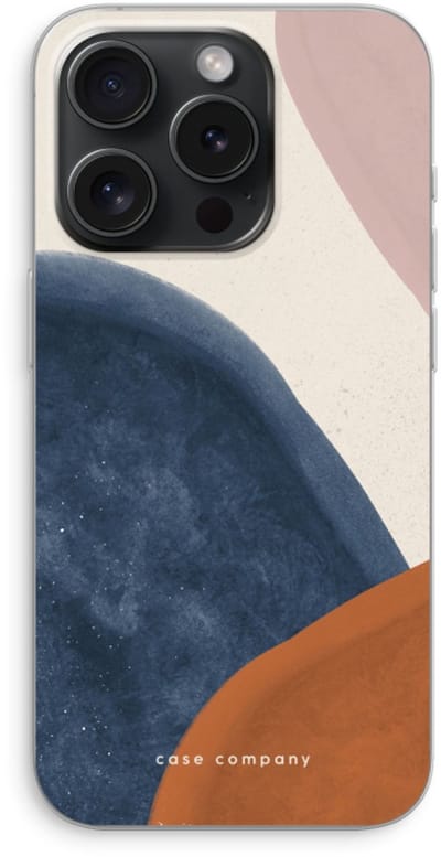Case Company® - Hoesje geschikt voor iPhone 15 Pro hoesje - Geo #1 - Soft Cover Telefoonhoesje - Bescherming aan alle Kanten en Schermrand