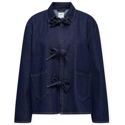 Overhemd Only Thille Jacket - Dark Blue Denim