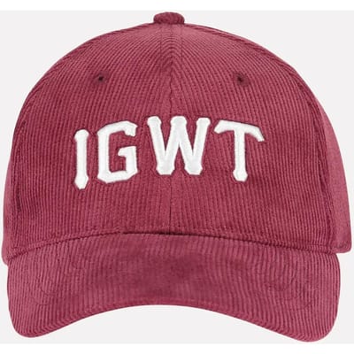 In Gold We Trust Unisex The Corduroy Red Size: OS | Hats & Caps Outlet | Unisex | Rood