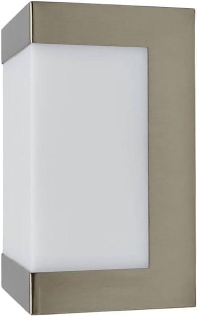 LED Buitenlamp - Wandlamp Modern - Terras Verlichten - Roestvrij Staal - 9x15x8.5 cm - Roestvrij staal