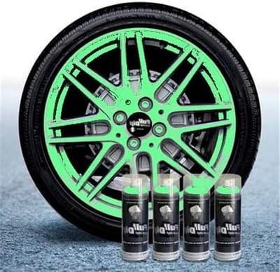 Spuitfolie Set - Velgenlak - Velgen Wrappen - Verwijderbaar Vinyl - 4 x 400 ml - Mat Groen