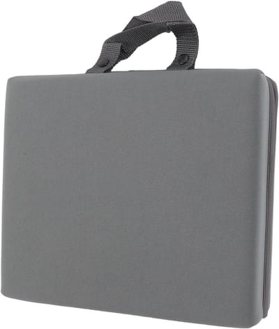 Dikke Kniekussens - Tuin Kniepad - Comfortabel Knielen - Dubbellaags Traagschuim - 28 x 24 x 10 cm - Zwart