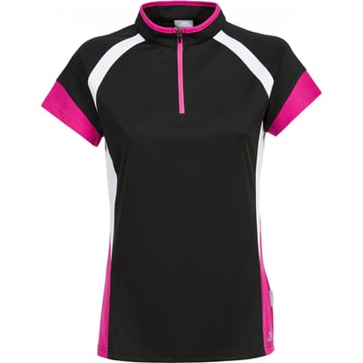 Trespass - Dames Harpa Korte Mouwen Fietsshirt (Zwart)