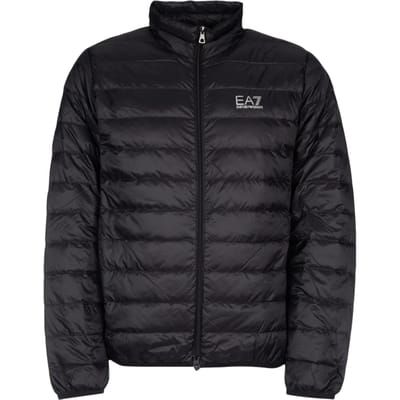 Emporio Armani EA7 Veste à Manches Longues Fermeture Éclair Logo Couleur Unie Homme Vestes Charbon 8NPB23-PNGPZ-1200 L black