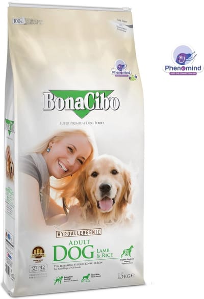 Bonacibo 15 Kg Economic Dog Lam & Rijst - Hypoallergeen Hondenvoer