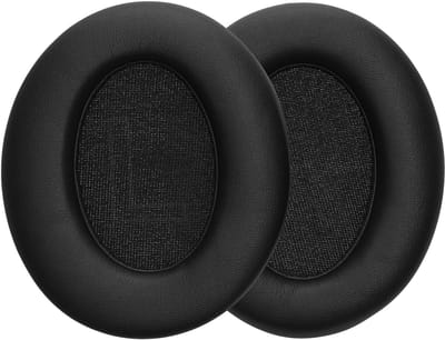kwmobile 2x oorkussens geschikt voor Anker Soundcore Q11i - Earpads voor koptelefoon in zwart