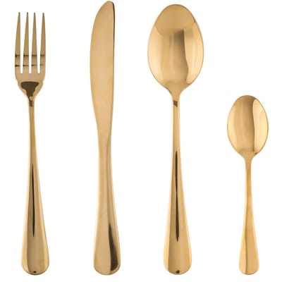 Eazy Living Bestek Set Or 16-delig Goud